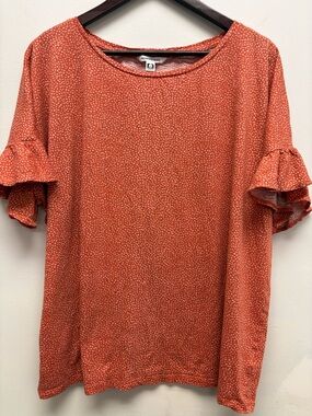 4 for $25 🧡 Penningtons Ruffle Sleeve Top Size 2X 🧡